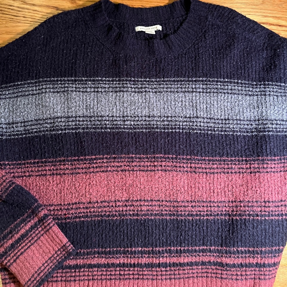 American Eagle striped sweater